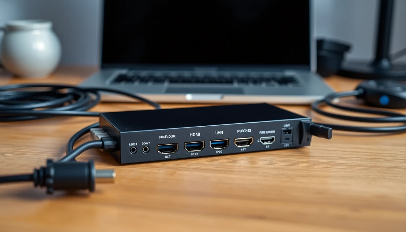 HDMI splitter x switch: diferenças e quando usar